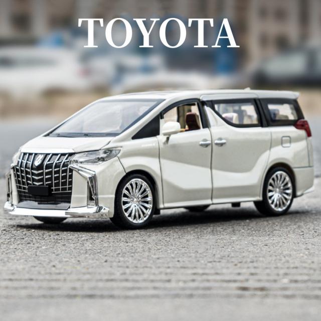 ヴィンテージドリームミニカーおもちゃ1:24トヨタアルファードMpvカー